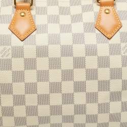 Pre Owned Louis Vuitton Damier Azur Canvas Speedy 30 Bag