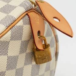 Pre Owned Louis Vuitton Damier Azur Canvas Speedy 30 Bag