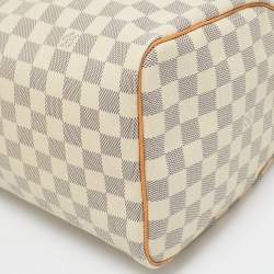Pre Owned Louis Vuitton Damier Azur Canvas Speedy 30 Bag