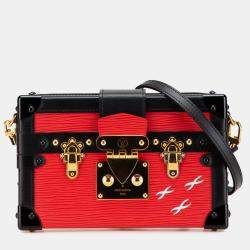 Louis Vuitton Red Epi Petit Malle Bag