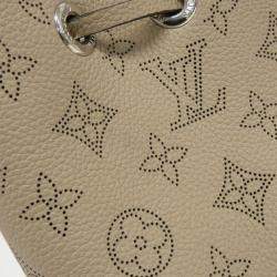 Louis Vuitton Beige, Galle Mahina Leather Bella Shoulder Bag