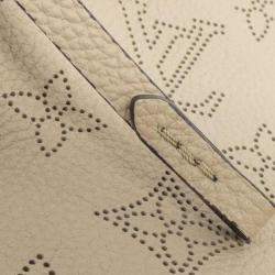 Louis Vuitton Beige, Galle Mahina Leather Bella Shoulder Bag