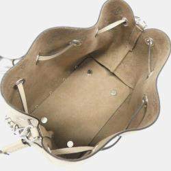 Louis Vuitton Beige, Galle Mahina Leather Bella Shoulder Bag