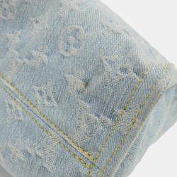 Louis Vuitton Blue Monogram Denim By The Pool Let Go Tote Bag