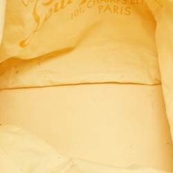 Pre Owned Louis Vuitton Yellow Canvas Cabas Ipanema GM Bag
