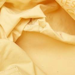 Pre Owned Louis Vuitton Yellow Canvas Cabas Ipanema GM Bag