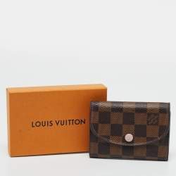 Louis Vuitton Damier Ebene Canvas Rosalie Coin Purse