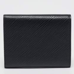 Louis Vuitton Black Epi Leather Twist Compact Wallet