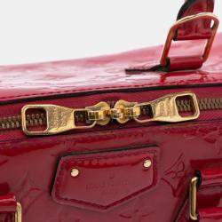 Louis Vuitton Red Monogram Vernis Montana