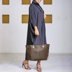 Pre Owned Louis Vuitton Damier Ebene Canvas Neverfull MM Bag