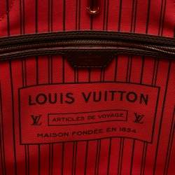 Pre Owned Louis Vuitton Damier Ebene Canvas Neverfull MM Bag