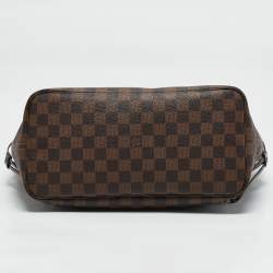 Pre Owned Louis Vuitton Damier Ebene Canvas Neverfull MM Bag