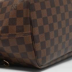 Pre Owned Louis Vuitton Damier Ebene Canvas Neverfull MM Bag