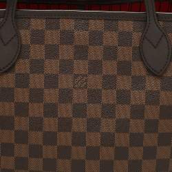 Pre Owned Louis Vuitton Damier Ebene Canvas Neverfull MM Bag