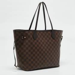 Pre Owned Louis Vuitton Damier Ebene Canvas Neverfull MM Bag