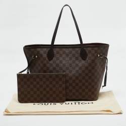 Pre Owned Louis Vuitton Damier Ebene Canvas Neverfull MM Bag