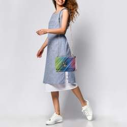 مملوكة مسبقًا Louis Vuitton Vert/Rouge Tropical Epi Leather Twist MM Bag