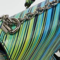 مملوكة مسبقًا Louis Vuitton Vert/Rouge Tropical Epi Leather Twist MM Bag