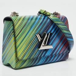 مملوكة مسبقًا Louis Vuitton Vert/Rouge Tropical Epi Leather Twist MM Bag