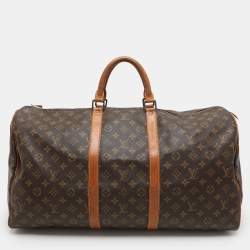Louis Vuitton Monogram Canvas Keepall 55 Bag
