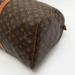 Louis Vuitton Monogram Canvas Keepall 55 Bag