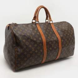 Louis Vuitton Monogram Canvas Keepall 55 Bag