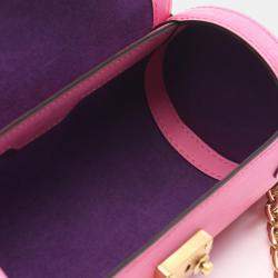Louis Vuitton Pink Epi Leather Papillon Trunk Handbag