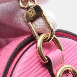 Louis Vuitton Pink Epi Leather Papillon Trunk Handbag