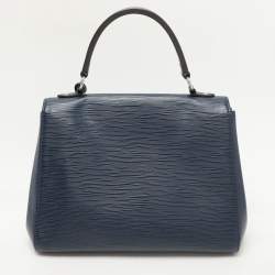 Louis Vuitton Blueberry Epi Leather Cluny MM Bag