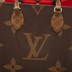 Louis Vuitton Monogram Giant Reverse Canvas Onthego MM Bag