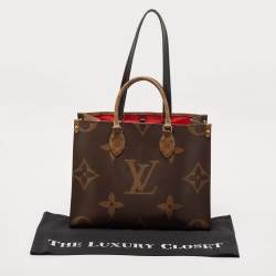 Louis Vuitton Monogram Giant Reverse Canvas Onthego MM Bag