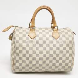 Louis Vuitton Damier Azur Canvas Speedy 30 Bag
