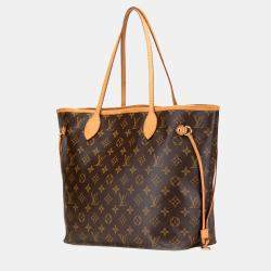 Louis Vuitton Brown Monogram Canvas Neverfull MM Tote Bag