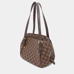 مملوكة مسبقًا حقيبة لويس فيتون بيليم MM قماش داميير إيبين حمراء