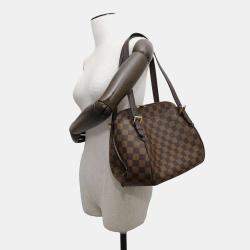 مملوكة مسبقًا حقيبة لويس فيتون بيليم MM قماش داميير إيبين حمراء