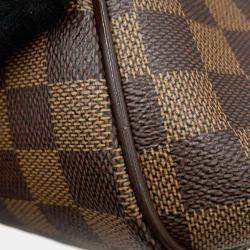 مملوكة مسبقًا حقيبة لويس فيتون بيليم MM قماش داميير إيبين حمراء