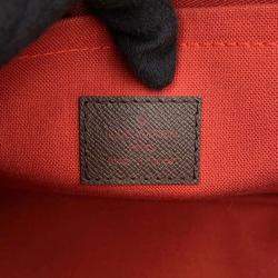 مملوكة مسبقًا حقيبة لويس فيتون بيليم MM قماش داميير إيبين حمراء