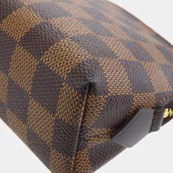 Louis Vuitton Brown Damier Ebene Canvas Pochette Cosmetic Pouch 