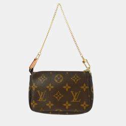 Louis Vuitton Monogram Canvas Mini Pochette Accessoires Shoulder Bag