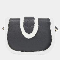 Louis Vuitton Black Monogram Leather Pont Neuf Soft PM Shoulder Bag