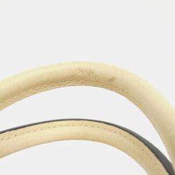 Louis Vuitton Cream Mahina Leather Bella Tote Bag