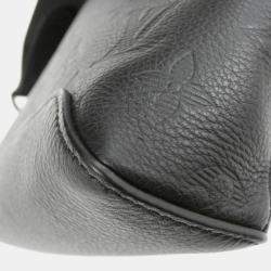 Louis Vuitton Black Monogram Shadow Leather Duo Sling Shoulder Bag