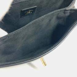 Louis Vuitton Black Leather Oxford Lockme Crossbody Bag