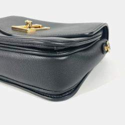 Louis Vuitton Black Leather Oxford Lockme Crossbody Bag