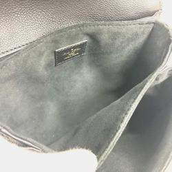 Louis Vuitton Black Leather Oxford Lockme Crossbody Bag