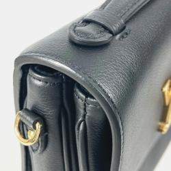 Louis Vuitton Black Leather Oxford Lockme Crossbody Bag