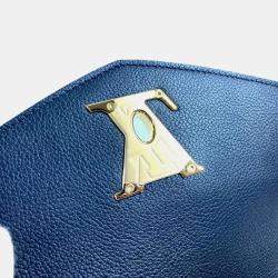 Louis Vuitton Black Leather Oxford Lockme Crossbody Bag