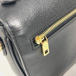 Louis Vuitton Black Leather Oxford Lockme Crossbody Bag