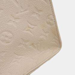 Pre Owned Louis Vuitton Beige Giant Monogram Empreinte OnTheGo GM Tote Bag
