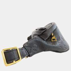 Louis Vuitton Black Monogram Empreinte Bumbag